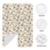 Muishi Vintege Blue Birds Baby Car Seat Canopy Nursing Cover for Newborn Car Seat Breastfeeding Covers Blanket Newborn Shower Gift view 3