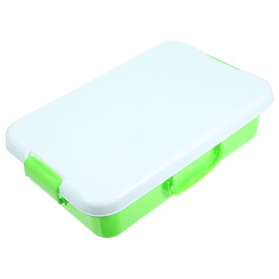 WOONEKY Portable Plastic Sandbox Storage Box with Lid Handheld Sand Tray for Outdoor Organization Sand Playset Container for Tidy and Stylish Storage Easy to Carry and Use Anywhere