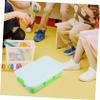 WOONEKY Portable Plastic Sandbox Storage Box with Lid Handheld Sand Tray for Outdoor Organization Sand Playset Container for Tidy and Stylish Storage Easy to Carry and Use Anywhere view 2