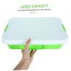WOONEKY Portable Plastic Sandbox Storage Box with Lid Handheld Sand Tray for Outdoor Organization Sand Playset Container for Tidy and Stylish Storage Easy to Carry and Use Anywhere view 4