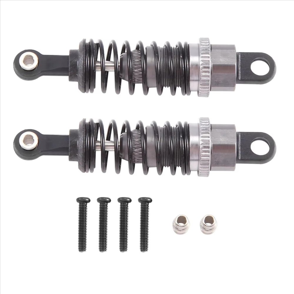 rc car Damper Compatible with WLtoys A959 A969 A979 K929 for Hpi for Hsp for Traxxas for Losi 1/18 Rc Car 2 Pcs Oil Adjustable 65Mm Shock Absorber Damper