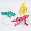 3D Printed Stuff 3-d Printed Toys Halloween Skeleton Hand 10cm/4in for Halloween Decoration Creating an Atmosphere (Black Gold) view 3