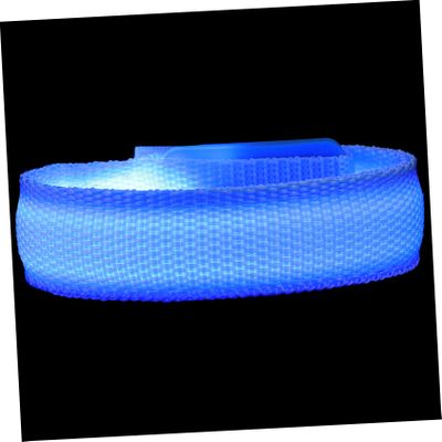 Abaodam USB Rechargeable LED Glow Bracelet Flashing Light Up Wristband for Outdoor Sports and Party Events Design for Running Cycling Hiking Concerts and Night Safety Random Color