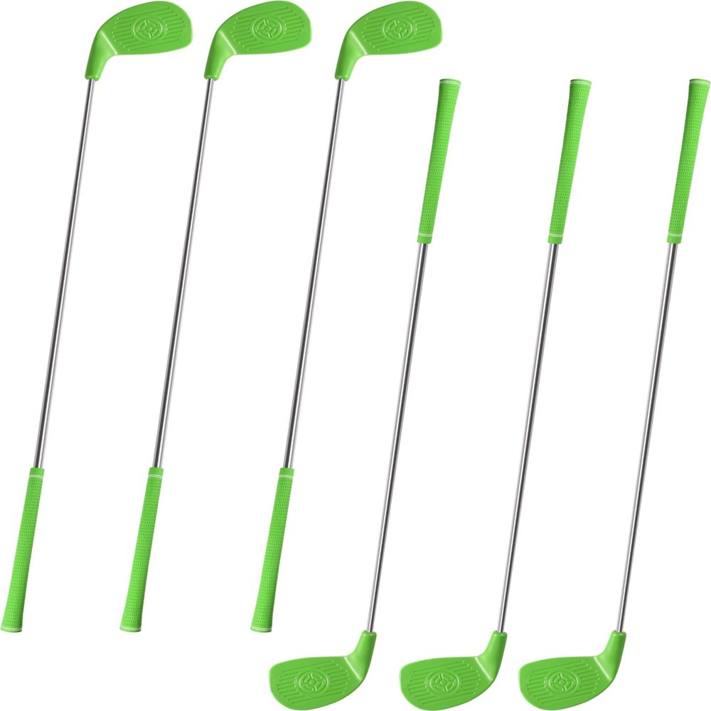 ASONA 6-Pack Golf Yard Game Clubs Set for Adults Perfect for Outdoor Backyard Beach Lawn and Social Fun, 36 Standard Length Size with Plastic Oversized Club Head for Birthday or Fathers Day