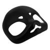Beaupretty DIY Black Plastic Mask for Halloween Cosplay and Themed Parties Unique Small Beast Dog Skull Design for Furry Suit Dress Up and Masquerade Events view 1