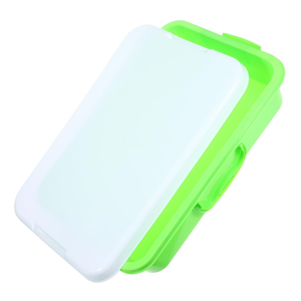 BCOATH Portable Small Sand Tray with Lid Lightweight Sandbox Storage Box for Outdoor Play Capacity Organizer for Wear Resistant Plastic Handheld Sand Container