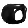 Abaodam Black Animal Plastic Cosplay Skull Mask for Halloween Furry Suit Party DIY Dress Up Prop with Detail and Precision Craftsmanship view 1