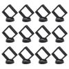 12 Pack 3D Floating Display Case, Transparent Floating Frame Display Holder Stand for Coin, Stamp, Jewelry (Black) view 1