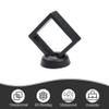 12 Pack 3D Floating Display Case, Transparent Floating Frame Display Holder Stand for Coin, Stamp, Jewelry (Black) view 3