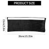 2pcs Baby Stroller Armrest Covers, 15.35x5.9in Universal Stroller Handle Protector Cover Replacement Removable Pushchair Handlebar Sleeves Practical Accessories (Black) view 2