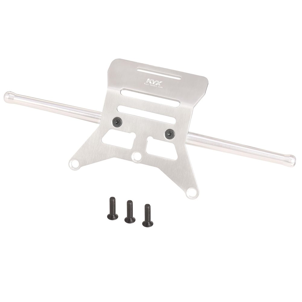 KYX Racing Stainless Steel Front Bumper Chassis Guard Upgrades Parts Accessories for 1/10 Rc Crawler Tamiya Hornet-EVO