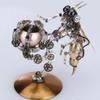 3D Metal Puzzles Mechanical Wasp Base Speaker - 627PCS Steampunk Model Kit, DIY Metal Puzzle Jigsaw Assembly Kits, Desk Ornament Kit Craft Toys for Adults(Wasp/Speaker) view 3