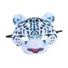Abaodam Halloween EVA Snow Leopard Half Face Mask Animal Masquerade Costume for Birthday Carnival Party Zoo Theme view 1