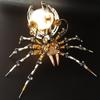 3D Metal Puzzles Mechanical Spider Base Lamp - 512PCS Steampunk Model Kit, DIY Metal Puzzle Jigsaw Assembly Kits, Desk Ornament Kit Craft Toys for Adults(Spider/Lamp) view 2