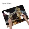 500 Piece Puzzle for Adults - Challenging Puzzle Personalized Photo Puzzles Wooden Puzzles Night London Tower Bridge Jigsaw Puzzle Ideal Gift for Birthdays, Weddings, 20.4" x 15" view 3