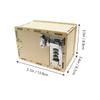Abaodam Educational Password Box DIY Kit for Safe Mechanical Puzzle Lockbox for Boys Handmade Craft with Fine Workmanship and Rounded Edges for Creative Learning and Fun view 2