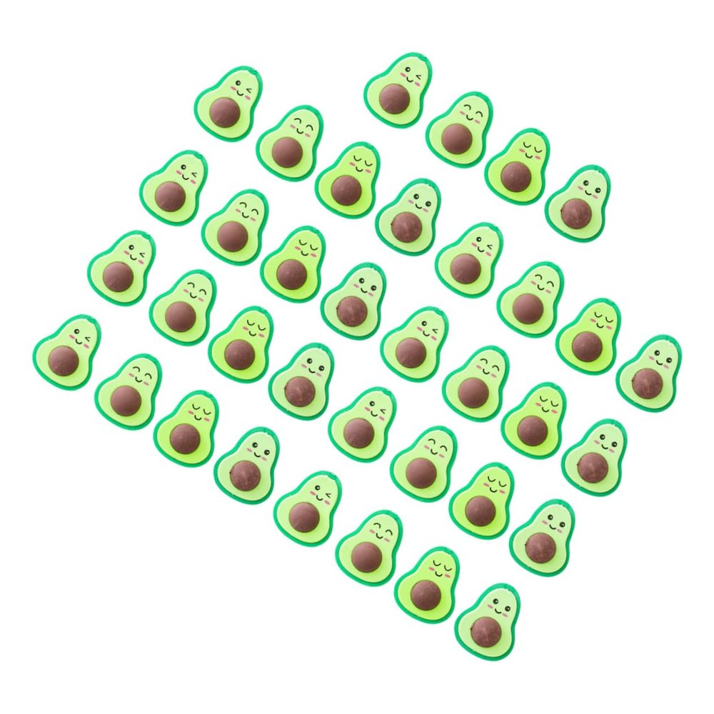 Abaodam 36Pcs Avocado Erasers for Small Cute Pencil Erasers Classroom Prizes Student Rewards for School and Drawing Supplies