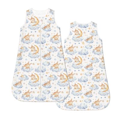 Muishi Hand Drawn Deer Sleeping Baby Wearable Blanket Infant Boys Girls Sleeping Bag For Newborn Unisex Baby Stuff Sleep Sack Suit M(6-12month)
