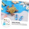 minkissy 12pcs Mini Beach Ornament Set Micro Landscape Dollhouse Decor with Shells Boats Lifebuoys Lightweight Miniature for Home Gardening Wedding Birthday Holiday Party Decorations view 2