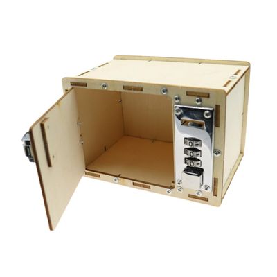 ibasenice DIY Password Box Kit for Safe Rounded Lockbox Making Material Educational Tool for Parent Interaction and Creative