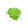 Toddmomy 3pcs Wind Up Frog Plastic Clockwork Jumping for Boys Fun Gift Bright Green Developmental Childrens Tactile Skill Enhancing view 2