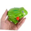 Toddmomy 3pcs Wind Up Frog Plastic Clockwork Jumping for Boys Fun Gift Bright Green Developmental Childrens Tactile Skill Enhancing view 4