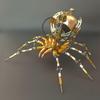 3D Metal Puzzles Mechanical Spider Base Speaker - 512PCS Steampunk Model Kit, DIY Metal Puzzle Jigsaw Assembly Kits, Desk Ornament Kit Craft Toys for Adults(Spider/Speaker) view 3
