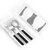 Good little black cat Kids Knife, Fork and Spoon 3-Piece Set, Stainless Steel Safe Cutlery Set, Outdoor Portable Reusable Cutlery view 4
