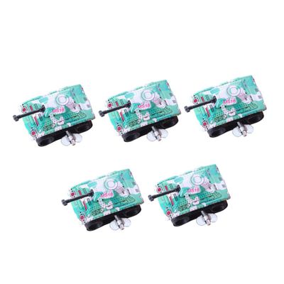 CIYODO 5Pcs Retro Iron Tank Lightweight Clockwork Wind Up Tanks for Boys Educational Vintage Model Gift Safe and Odor