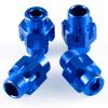 4Pack JGGZONE RC Aluminum Alloy 17mm Wheel Hex Hub Widen 5mm Extended Wheel Hub Drive Adaptor Converter Compatible with 1/8 Traxxas Jato VXL-2S Upgrade Replacement Parts (Blue) view 4