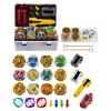 Wotean Gyro Battling Set, 12 Spinning Tops, 3 Launchers 1 Grip 3 Middle Rings and 4 Bases, with Storage Box, Kids Toys Birthday Gift Ideal for 6+ Years Old Boys,B view 1