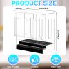 3 Slot Acrylic Card Pack Dispenser, Clear UV Protection Booster Pack Dispenser, Business Card Dispenser & Collector Booster Box Case Compatible with Sports Card Packs & Trading Card Tabletop Display view 2