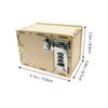 BESPORTBLE DIY Password Lockbox Making Tool for Safe Burr Natural Wood Puzzle for Parent Interaction and Educational Craft Projects view 2