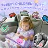 Aurasys Toddler Busy Board Montessori Toys for Girls Birthday Gift, Sensory Busy Book Educational Learning Activity Board for Toddler Girls, Travel Activities Toys for Airplane Car view 4