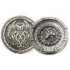 7-in-2 Metal Roulette Dice Set Wheel for DND Dungeon and Dragons and Tabletop Game DND DICE (02 Cthulhu Silver) view 1