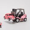 Xenotrix 1/64 Scale 2.4G Alloy RC Forklift Truck - Mini Construction Vehicle with Wireless Remote Control, Working Cargo Hook & Forks, Includes Pallet Accessories view 2