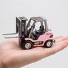 Xenotrix 1/64 Scale 2.4G Alloy RC Forklift Truck - Mini Construction Vehicle with Wireless Remote Control, Working Cargo Hook & Forks, Includes Pallet Accessories view 4