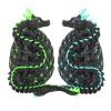 12-inch 3D Printed Dragon Eggs, Glow in The Dark Fidget Toys for Kids & Adults, for Home Office Desk Decor (Blue + Green, Pcs, 2) view 1