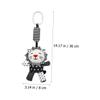 BESPORTBLE Black and White Crib Pendant with Cartoon Animal Design Hanging Wind Chime Rattle for Newborns Enhances Visual Development and Grasping Skills for Strollers and Cribs view 2