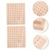 BESPORTBLE 2pcs Pottery Doll Model Base Wood Displaying Stand for Clay Figures DIY Craft Holder Smooth Edges Practical Design for Multiple Doll Display view 3