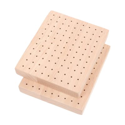 Abaodam 2pcs Wooden Clay Doll Display Bases for Stable Drying and Crafting Smooth Edges DIY Model Stand for Pottery Figurines and Sculptures