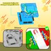 SKTMYY Mini Magnetic Tiles,Dinosaur Themed Travel Magnetic Tiles Set with Iron Box for Kids Ages 3+,Car Airplane Travel Essential,Educational Preschool Toys,Birthday Gifts view 4