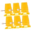GALPADA 6Pcs DIY Wind Up Movement for Clay Craft Yellow Plastic Clockwork Mechanism Small Accessory for Handmade Walking Robot and Craft Projects view 1