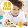 GALPADA 6Pcs DIY Wind Up Movement for Clay Craft Yellow Plastic Clockwork Mechanism Small Accessory for Handmade Walking Robot and Craft Projects view 4