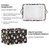 Emelivor Christmas Man Head Storage Basket Bins Foldable Baskets Organization with Handles Laundry Hamper for Living Room Clothes Closet Shelf Livingroom,2 pcs view 2