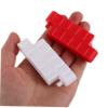 LIOOBO 16pc Rc Car Racing Track Barriers Miniature Drift Field Fences Roadblocks for Remote Control Cars High Speed Drift Track Accessories Red White view 3