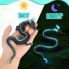 12-inch 3D Printed Dragon Eggs, Glow in The Dark Fidget Toys for Kids & Adults, for Home Office Desk Decor (Dark Blue, Pcs, 1) view 2