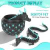 12-inch 3D Printed Dragon Eggs, Glow in The Dark Fidget Toys for Kids & Adults, for Home Office Desk Decor (Dark Blue, Pcs, 1) view 4