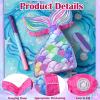 Pasimy Mermaid Piata with Blindfold and Stick Mermaid Tail Piata for Girls Under the Sea Ocean Theme Birthday Baby Shower Halloween Party Decorations Game Supplies, 16.14 x 12.20 Inch view 3