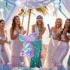 Pasimy Mermaid Piata with Blindfold and Stick Mermaid Tail Piata for Girls Under the Sea Ocean Theme Birthday Baby Shower Halloween Party Decorations Game Supplies, 16.14 x 12.20 Inch view 4